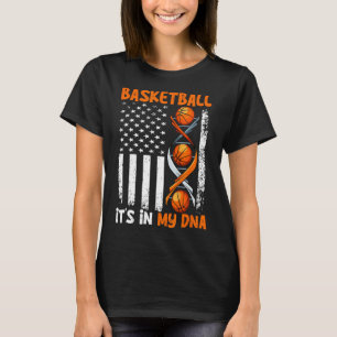 Basketball It's In-My DNA Fun Player Coach Team Sp T-Shirt