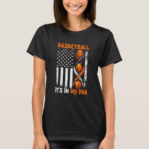 Basketball It's In-My DNA Funny Player Coach Team  T-Shirt