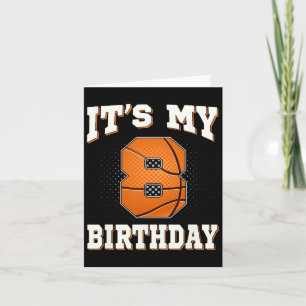 Basketball It's My 8th Birthday 8 Years Old Boy Gi Card