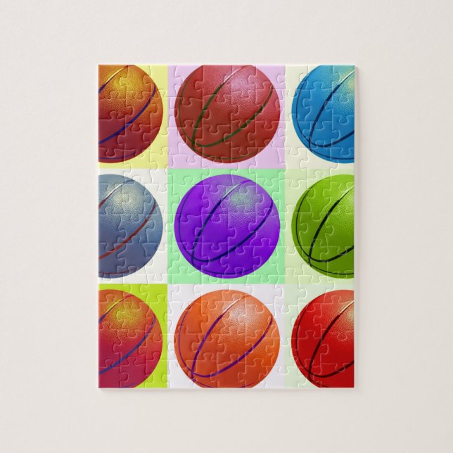 Basketball Jigsaw Puzzle (Vertical)