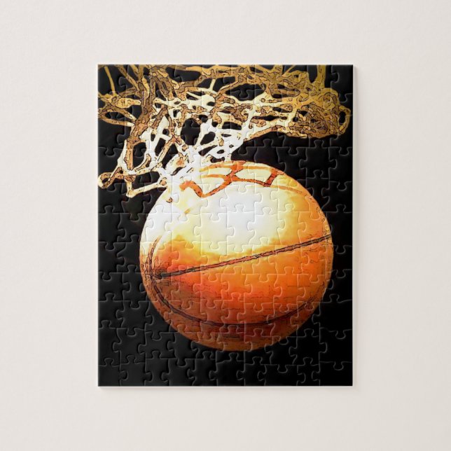 Basketball Jigsaw Puzzle (Vertical)