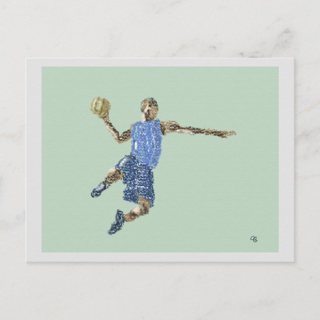 #Basketball  #Jump Postcard (Front)