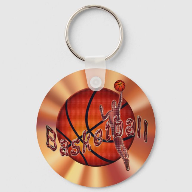 Basketball Keychains with Modern Cool Design (Front)