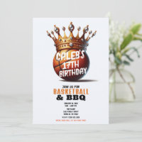 Basketball King Gold Crown Photo Birthday 