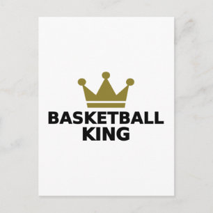 Basketball King Postcard