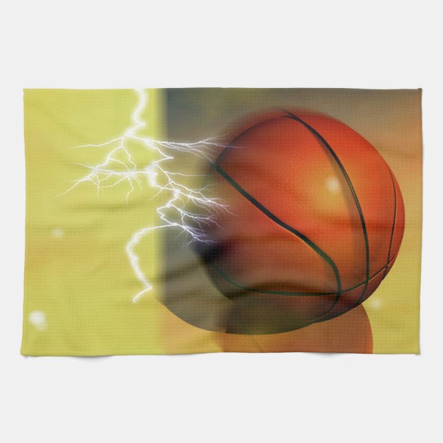 Basketball Kitchen Towel (Horizontal)
