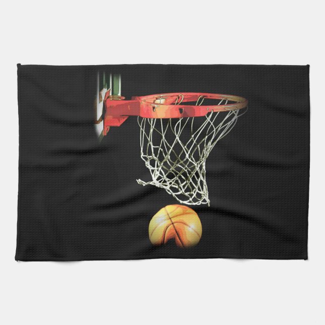 Basketball Kitchen Towel (Horizontal)