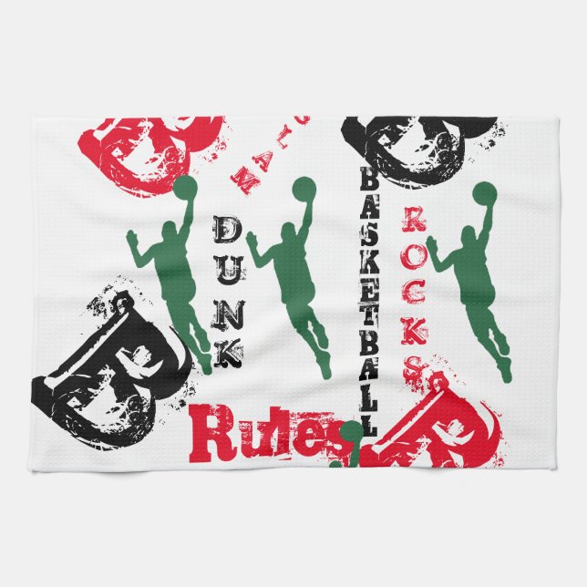 BASKETBALL KITCHEN TOWEL (Horizontal)
