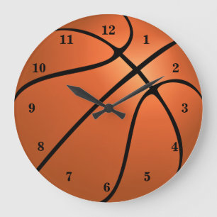 Basketball Large Clock