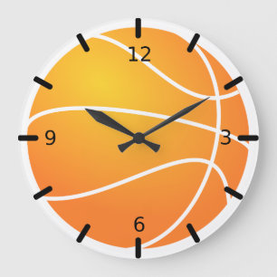 Basketball Large Clock