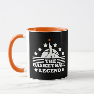 Basketball legend player for coach mug