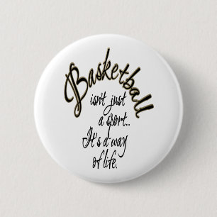 Basketball Life 2 Inch Round Button