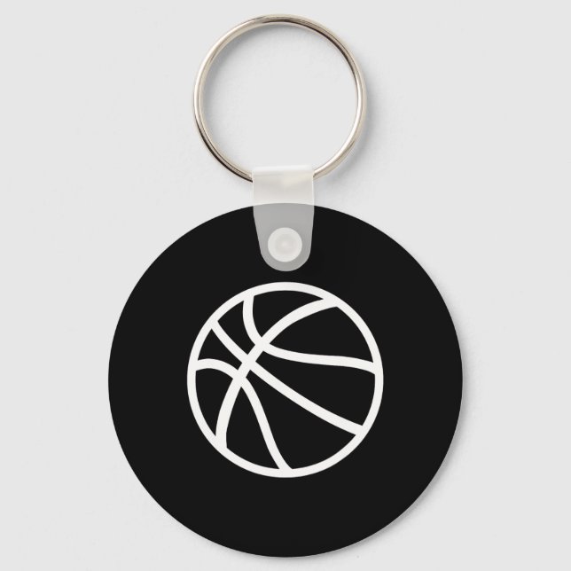 Basketball logo  keychain (Front)