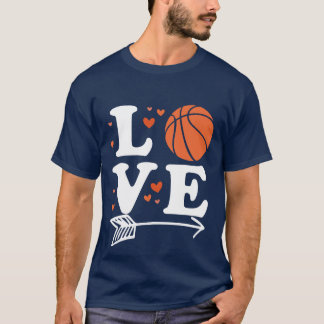 Basketball Love Clothing Men Women Boys Girls T-Shirt