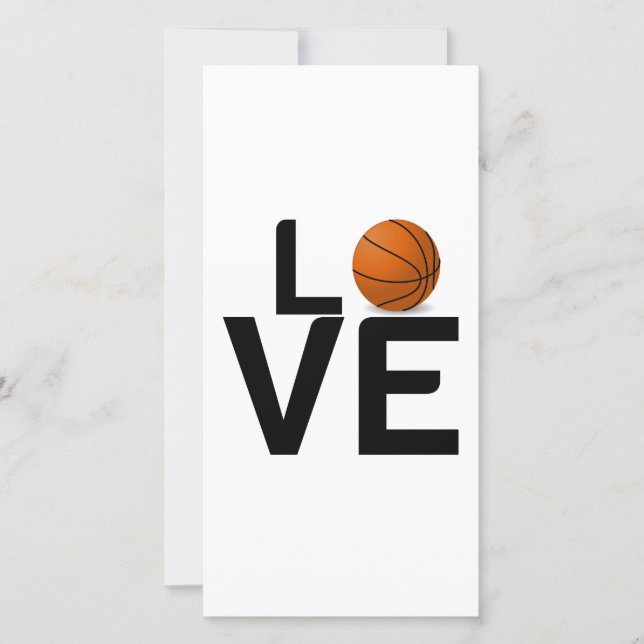 BASKETBALL LOVE HOLIDAY CARD (Front)