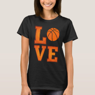 Basketball Love Players Fun Team Vintage Men Women T-Shirt