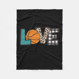 Basketball Love Scoop Fleece Blanket