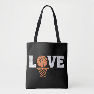 Basketball Love Tote Bag