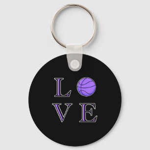 Basketball Lover Basketball Ball  Keychain