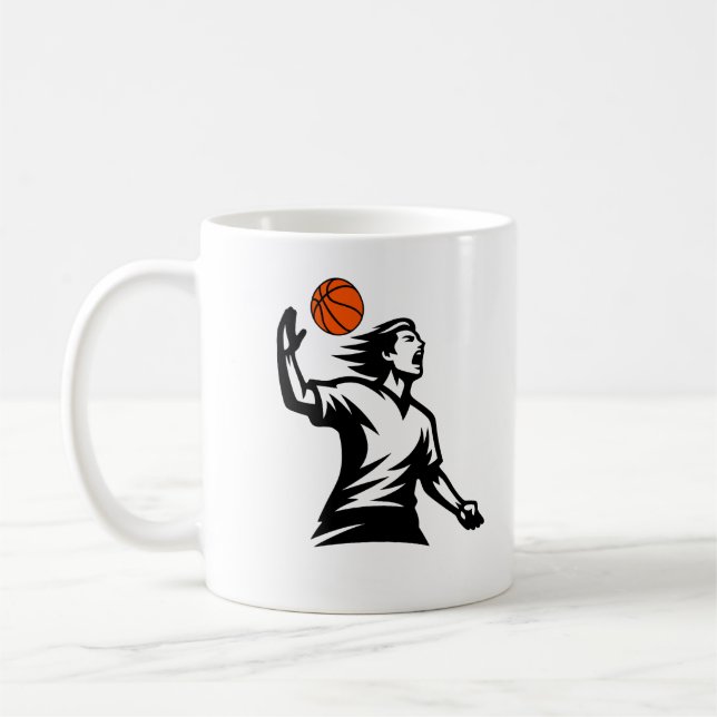 Basketball Lover Coffee Mug – Perfect Gift for Pla (Gauche)