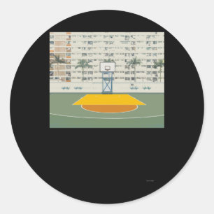 Basketball Lover No.3 Classic Round Sticker