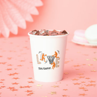 Basketball Lover Paper Cups