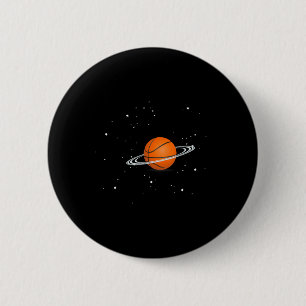 Basketball lovers basketball player space Fun  2 Inch Round Button