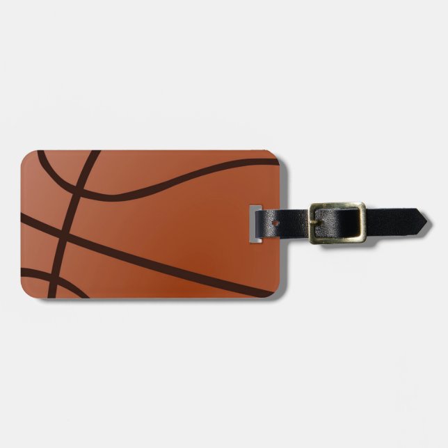 Basketball Luggage Tag (Front Horizontal)