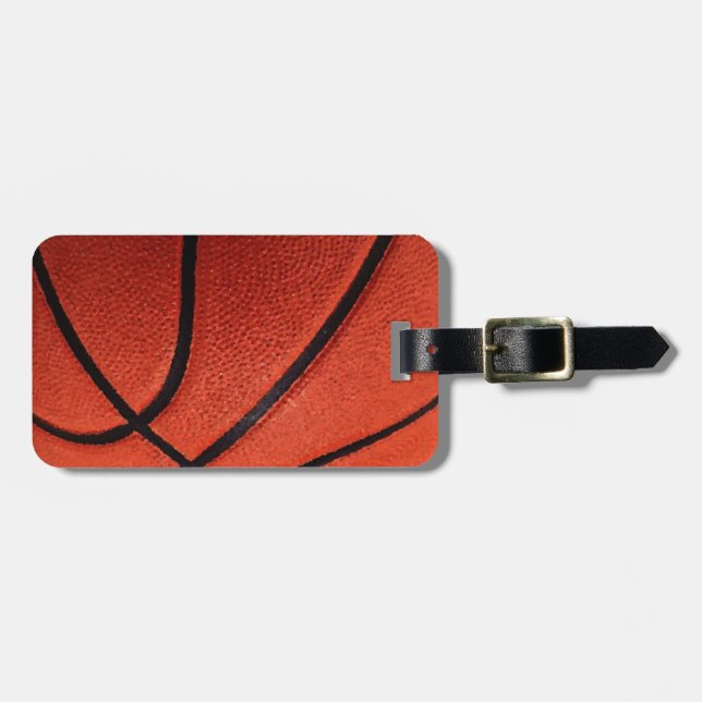 Basketball Luggage Tag (Front Horizontal)