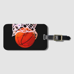 Basketball Luggage Tag