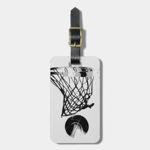 Basketball Luggage Tag