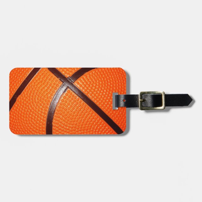 Basketball Luggage Tag (Front Horizontal)