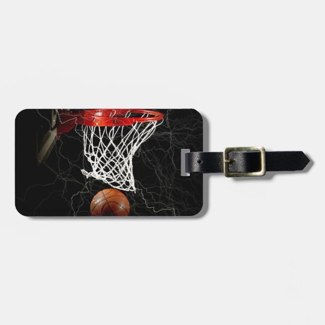 Basketball Luggage Tag (Front Horizontal)
