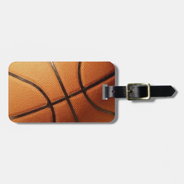 Basketball Luggage Tag (Front Horizontal)