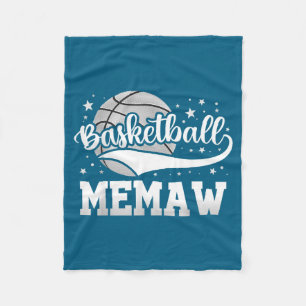 Basketball memaw  fleece blanket