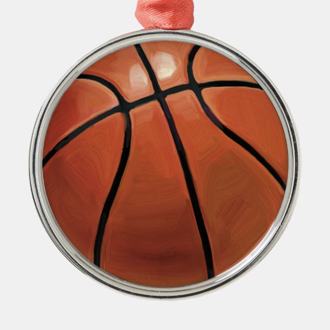 Basketball Metal Ornament (Front)