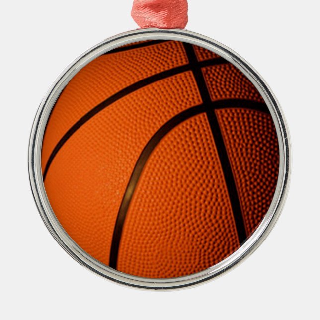 Basketball Metal Ornament (Front)