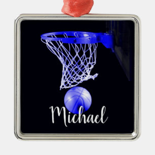 Basketball Metal Ornament