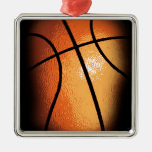 Basketball Metal Ornament