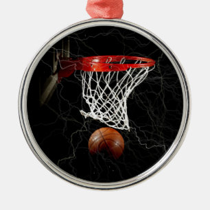 Basketball Metal Ornament