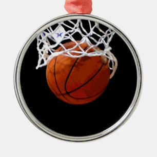 Basketball Metal Ornament