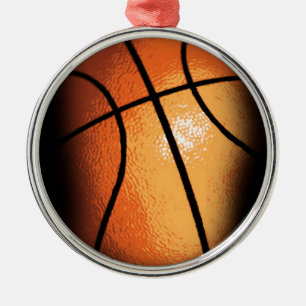 Basketball Metal Ornament