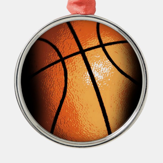 Basketball Metal Ornament (Front)