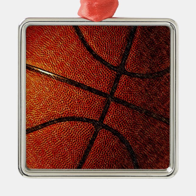 Basketball Metal Ornament (Front)