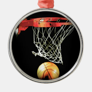 Basketball Metal Ornament