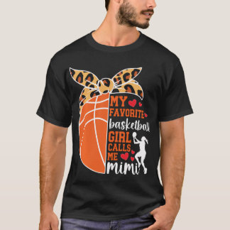Basketball Mimi Proud Basketball Player Mimi Grand T-Shirt