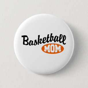 Basketball Mom 2 Inch Round Button
