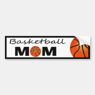 Basketball Mom Bumper Sticker