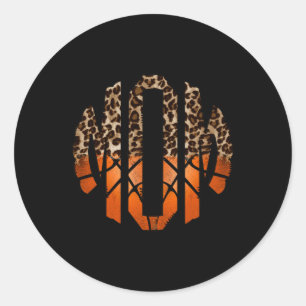 Basketball Mom  Classic Round Sticker
