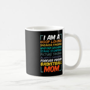 Basketball Mom Coach Wife Fun Proud Team Player Mo Coffee Mug